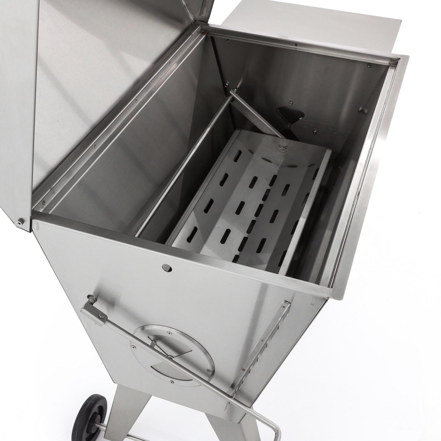 Cajun Grill Super 50-Inch Charcoal BBQ Grill - Adjustable Charcoal Tray - Lowest Setting thumbnail