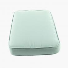 Sunbrella Canvas Mineral Blue Dining Chair Seat Cushion By BBQGuys