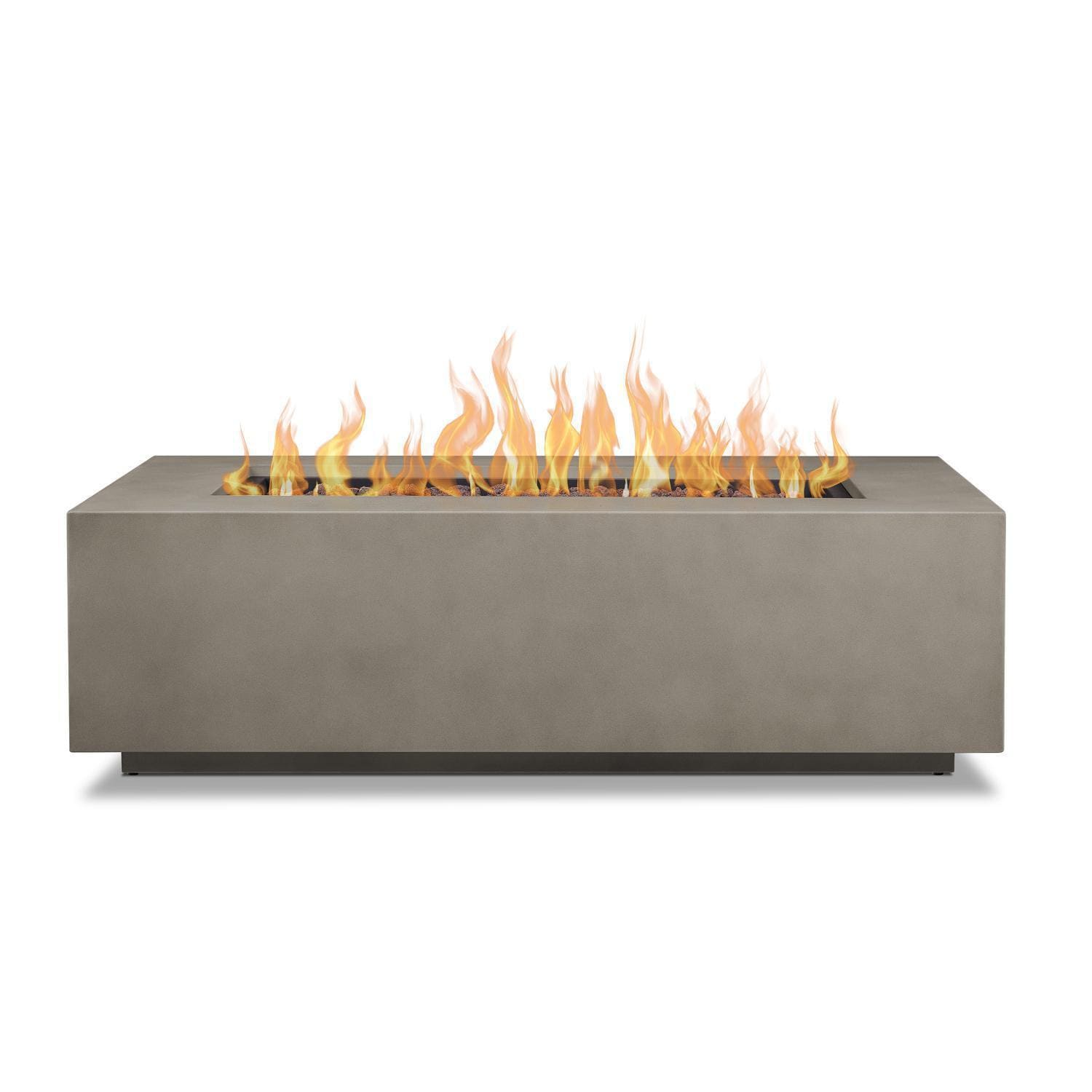 Lakeview Outdoor Designs SC-C9813LP-MGRY Elysian 50-Inch Rectangle Propane Gas Fire Table - Side View thumbnail