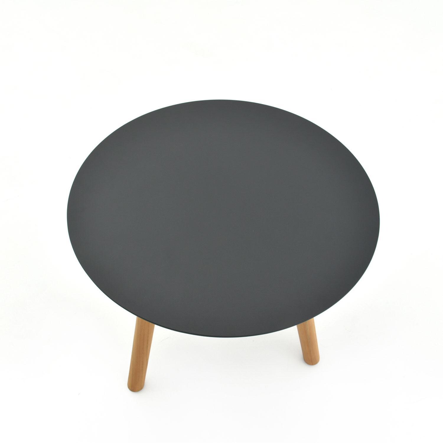 Madison Bay 13 Inch Teak Outdoor Coffee Table by Lakeview Outdoor Designs - Top View - White Background thumbnail