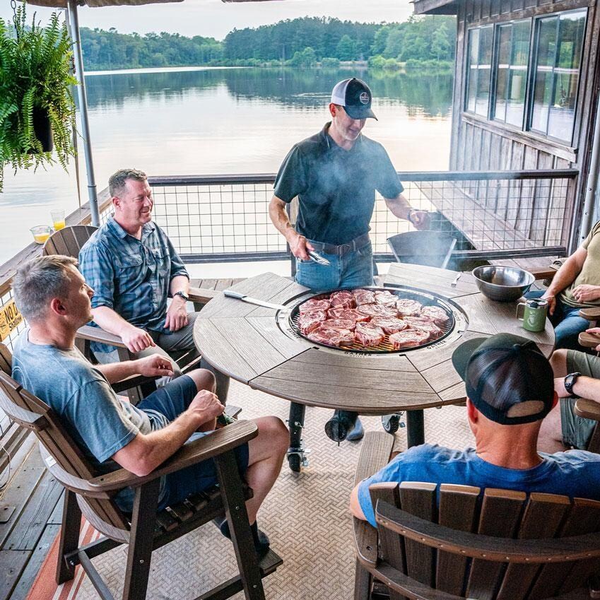 Gather Grills T1000-Standard-Black Tailgater 28-Inch Wood Fired Grill W/ Standard Package - Lifestyle thumbnail