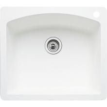 Blanco Diamond 25 X 22 Silgranit II Single Bowl Dual Mount Sink - White - 440211 image