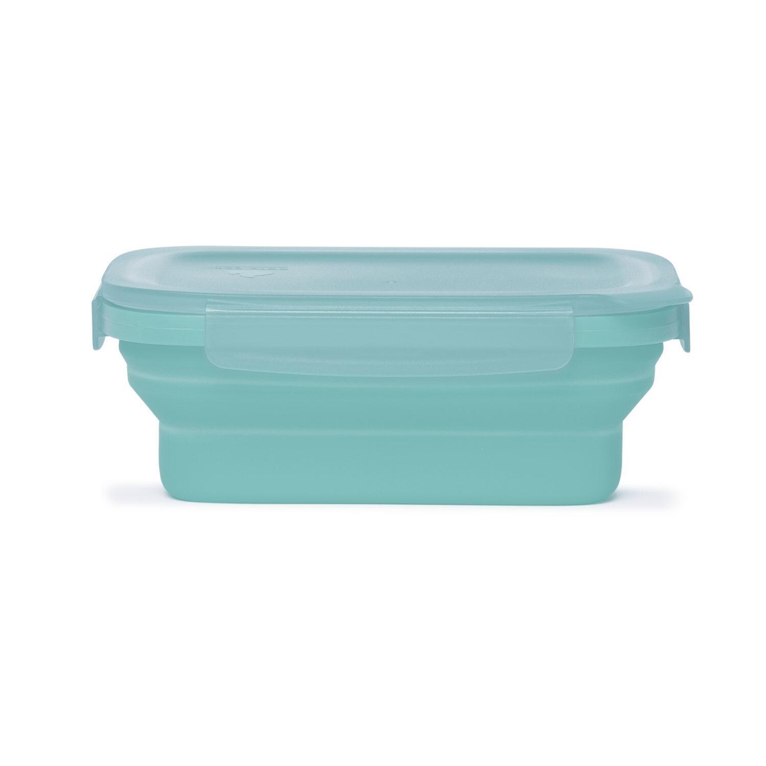 Drip EZ SCNDZ-3PK-1-ICE Secondz Food Storage Prep Tub - Ice Blue - Small Prep Food Storage (Two Included) - White Background thumbnail