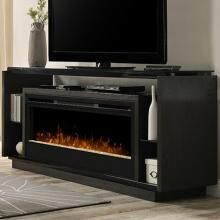 Dimplex - GDS50G3-1592SM - David 74-Inch Media Console Electric Fireplace - Glass Embers - Smoke