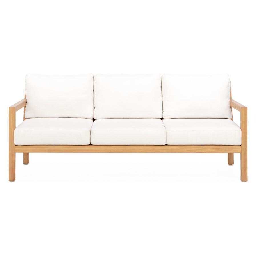 Monday Teak Patio Sofa in Natural By Teak + Table