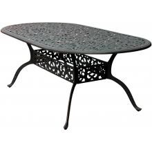 Darlee Series 80 84 X 42 Inch Cast Aluminum Patio Dining Table image