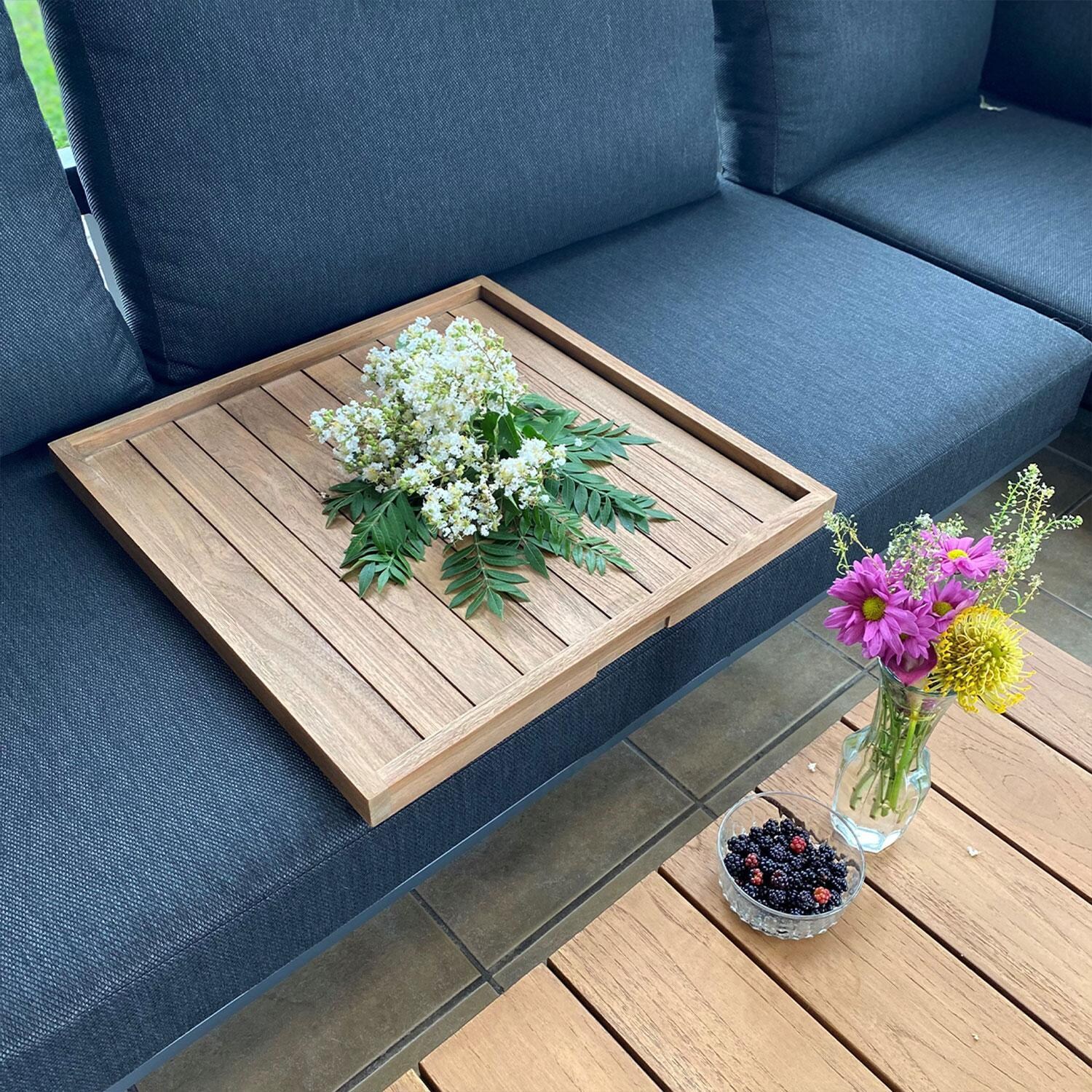 Balance Teak Serving Tray By KETTLER - Decorations - Lifestyle thumbnail