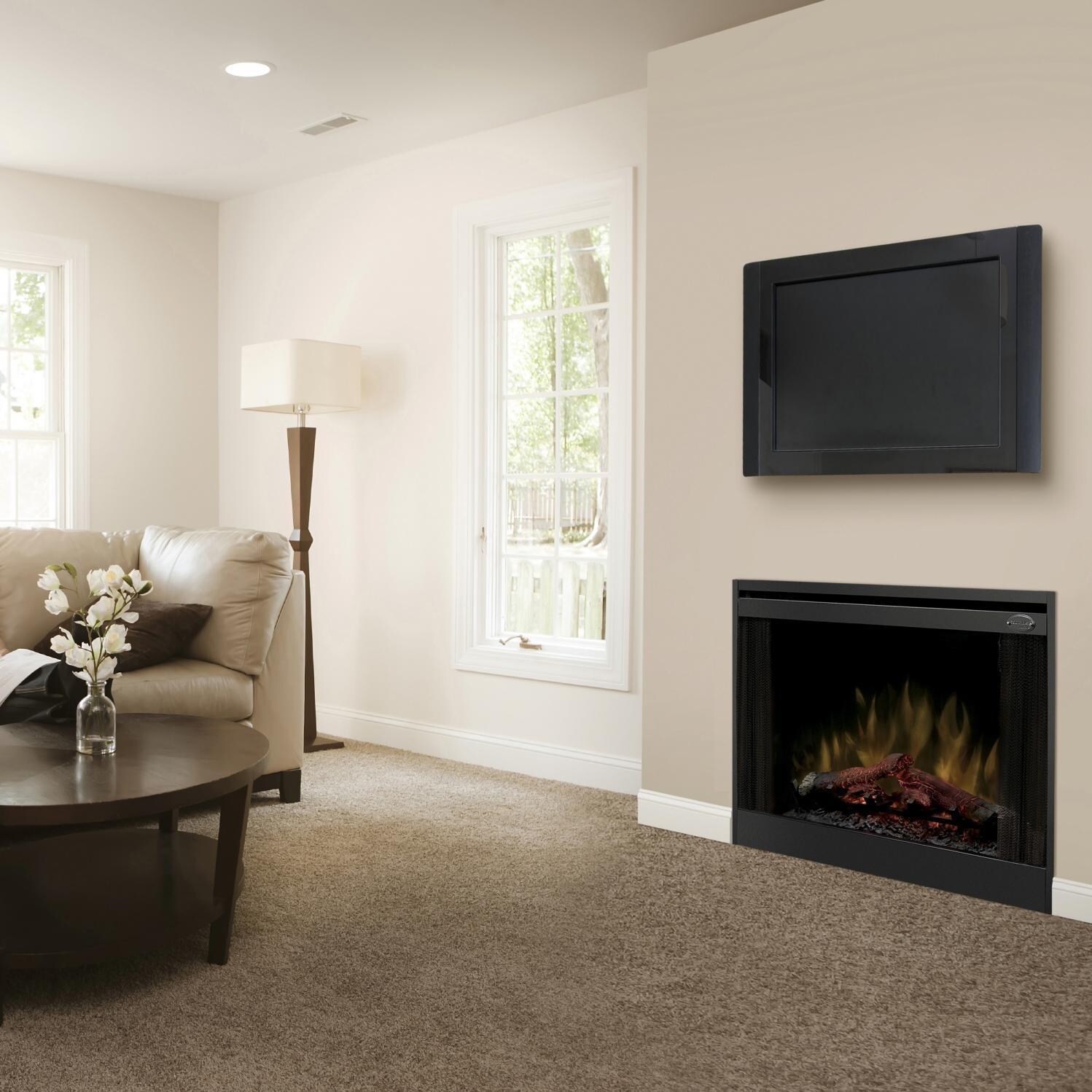Dimplex - BFSL33 - 33-Inch Built-In Slim Line Electric Firebox - Lifestyle View thumbnail