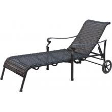 Darlee Victoria Resin Wicker Patio Chaise Lounge image