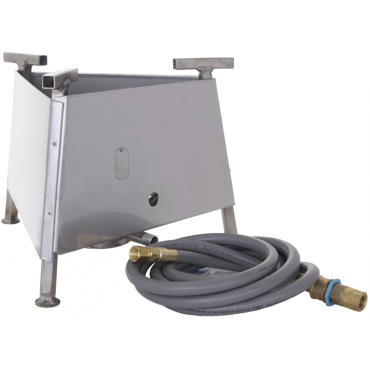 G4 Stainless Steel 5Jet 150,000 BTU Natural Gas Burner With 10 Ft. Hose BBQ Guys