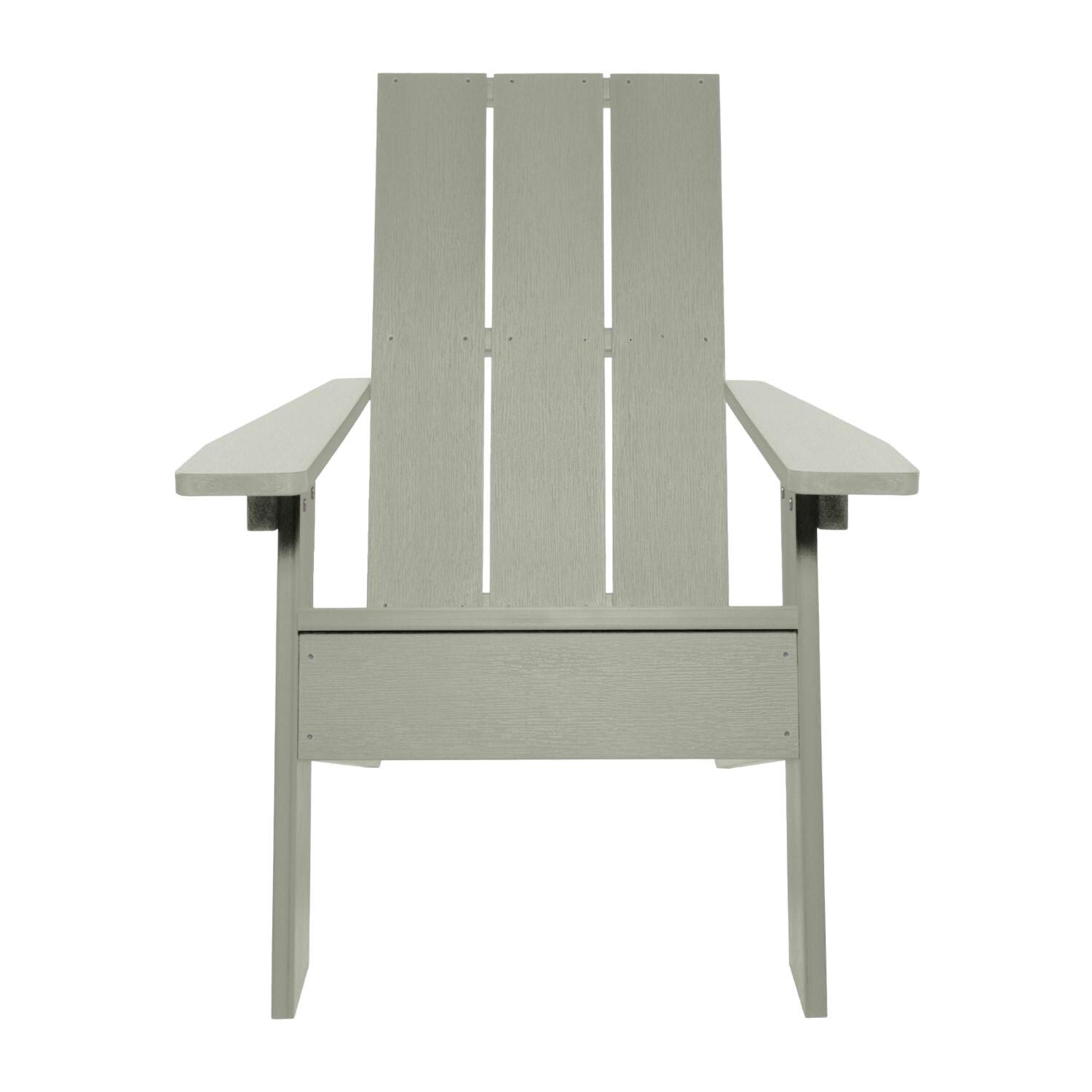 Lakeview Classical Cove Modern Adirondack Chair - Eucalyptus - Front thumbnail