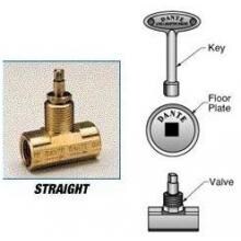 Blue Flame Straight Fireplace Valve Kit - Chrome image
