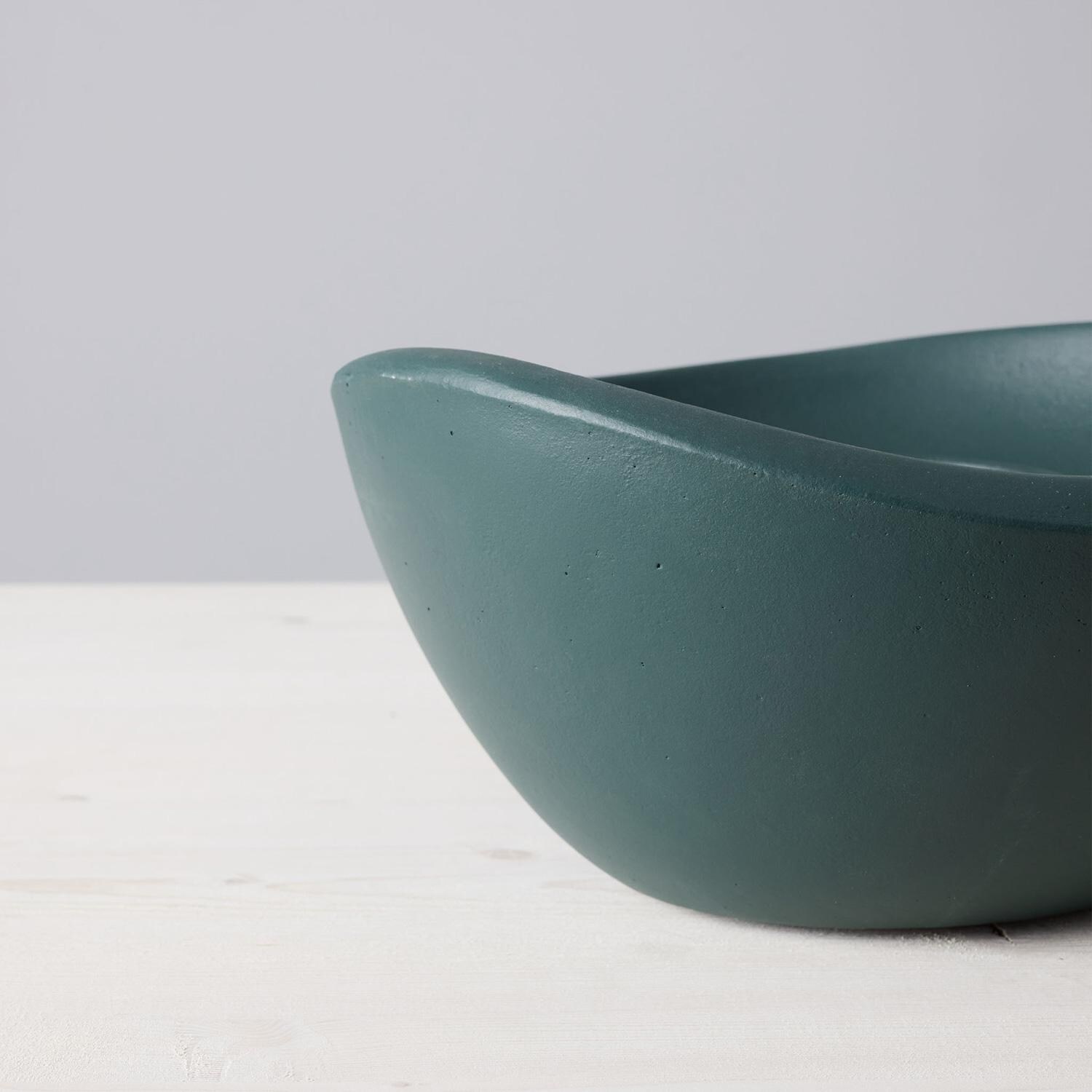 TerraFlame Wave Table Top Fire Bowl - Comex Green - Detail thumbnail