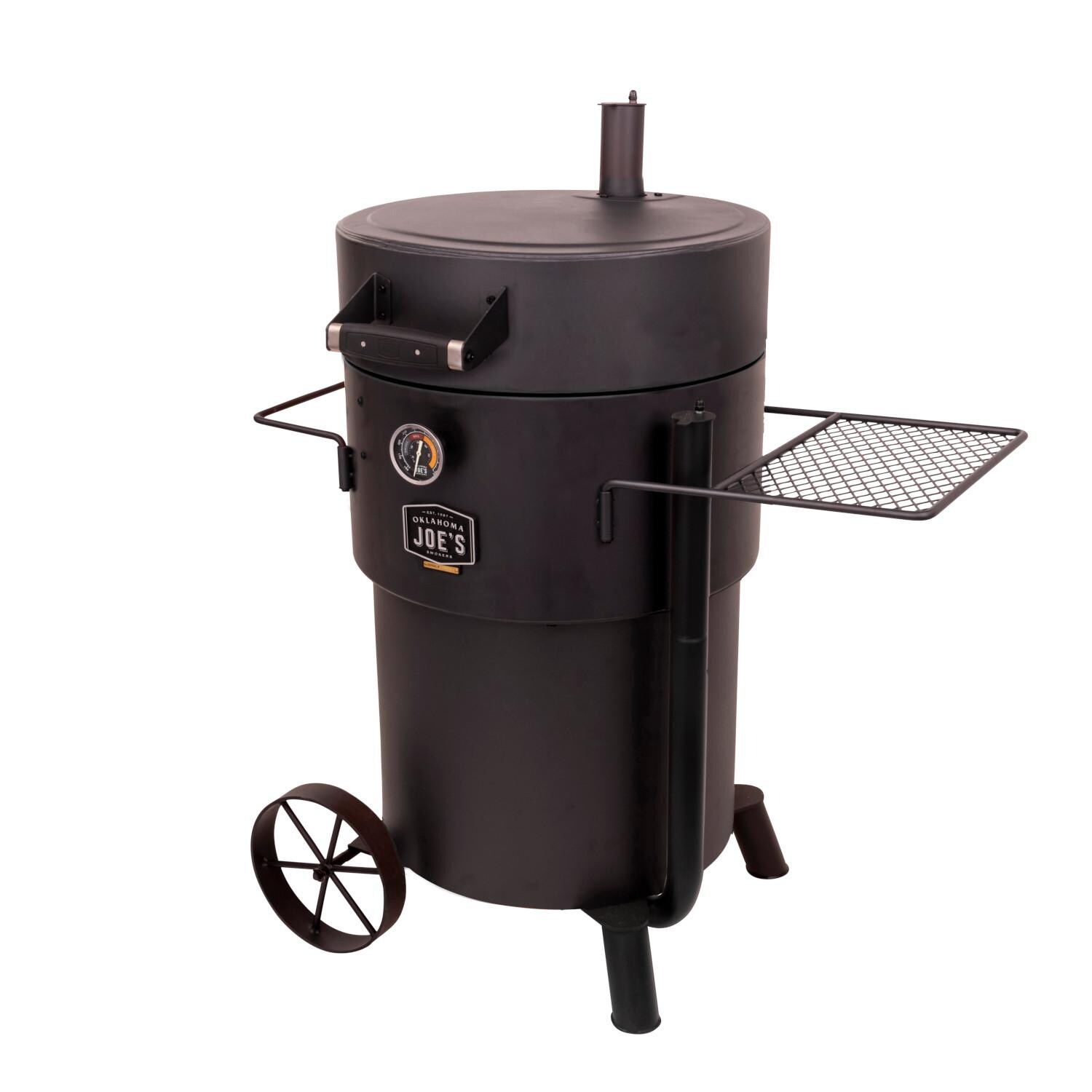 Oklahoma Joe's 19202099 Bronco Pro Drum Smoker - Right Side View thumbnail