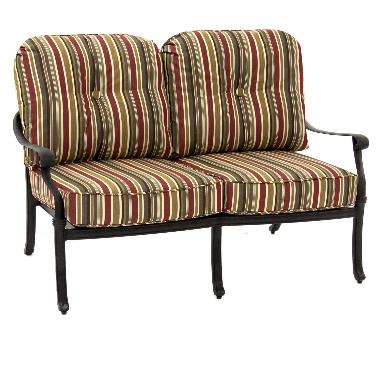 Rosedown Cast Aluminum Patio Loveseat By Lakeview Outdoor Designs