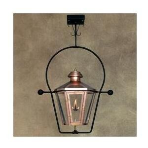 Legendary Lighting Apollo 3 Copper Propane Gas Light With Yoke Bracket And Electronic Ignition
