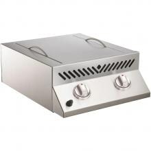 Napoleon Built-In Natural Gas Flat Top Sizzle Zone Head With Two Infrared Burners - BISZ300NFT