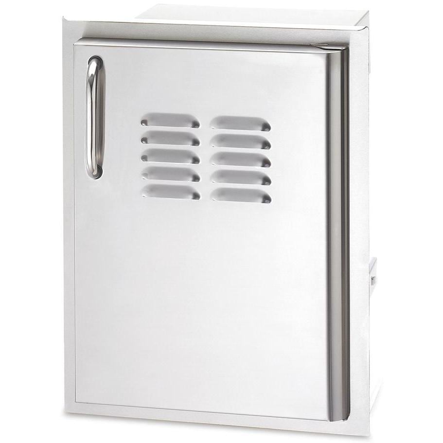 American Outdoor Grill 14-Inch Right Hinged Single Access Door With Tank Tray & Louvers - Vertical - 20-14-SSDRV thumbnail