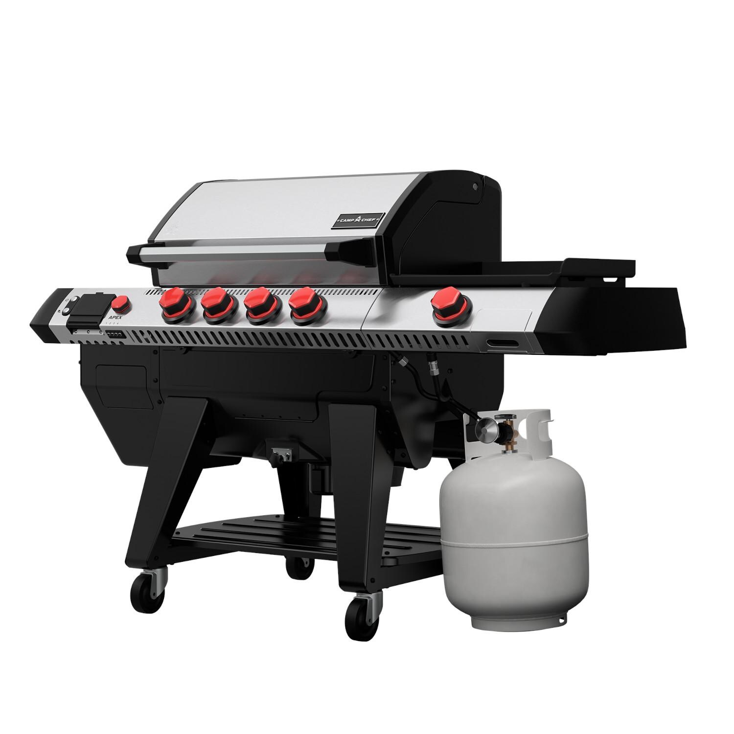 Camp Chef PG24HGSK Apex 24-Inch Pellet Grill W/ Gas Kit and Sidekick - Right Side thumbnail