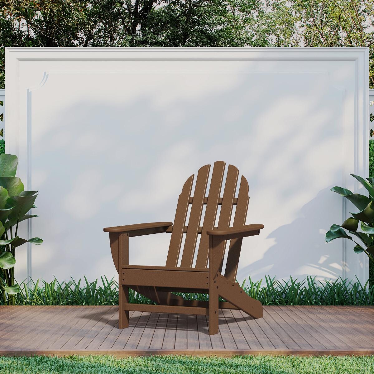 POLYWOOD Classic Adirondack Chair - Teak - AD4030TE image