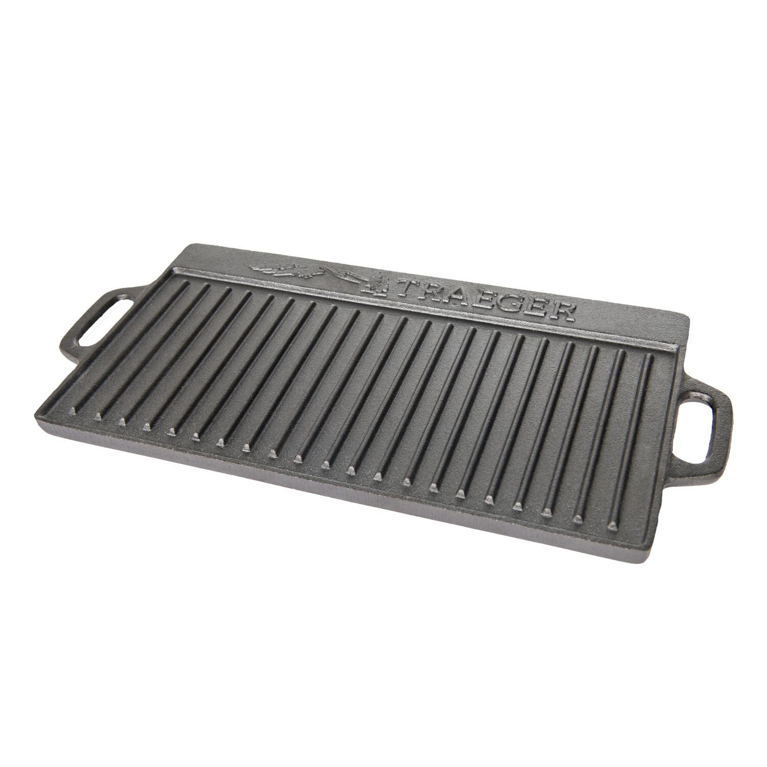 Traeger BAC382 Cast Iron Reverible Griddle - Ribbed Side thumbnail