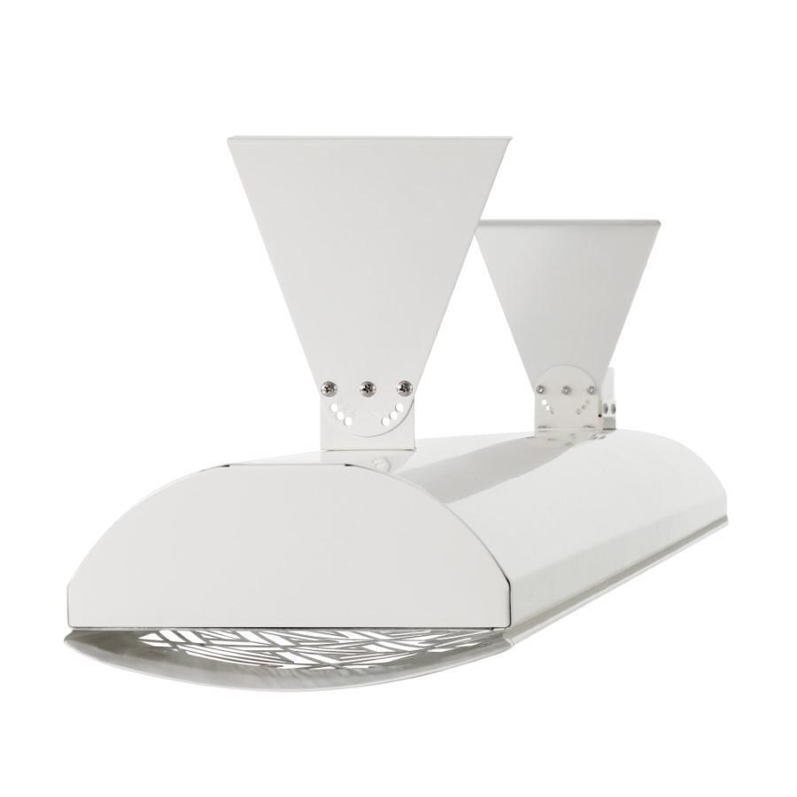 Eurofase EF60240W3 Mason Series 61-Inch 6000 Watt Dual Element 240V Electric Infrared Patio Heater In White - Mount - White Background thumbnail