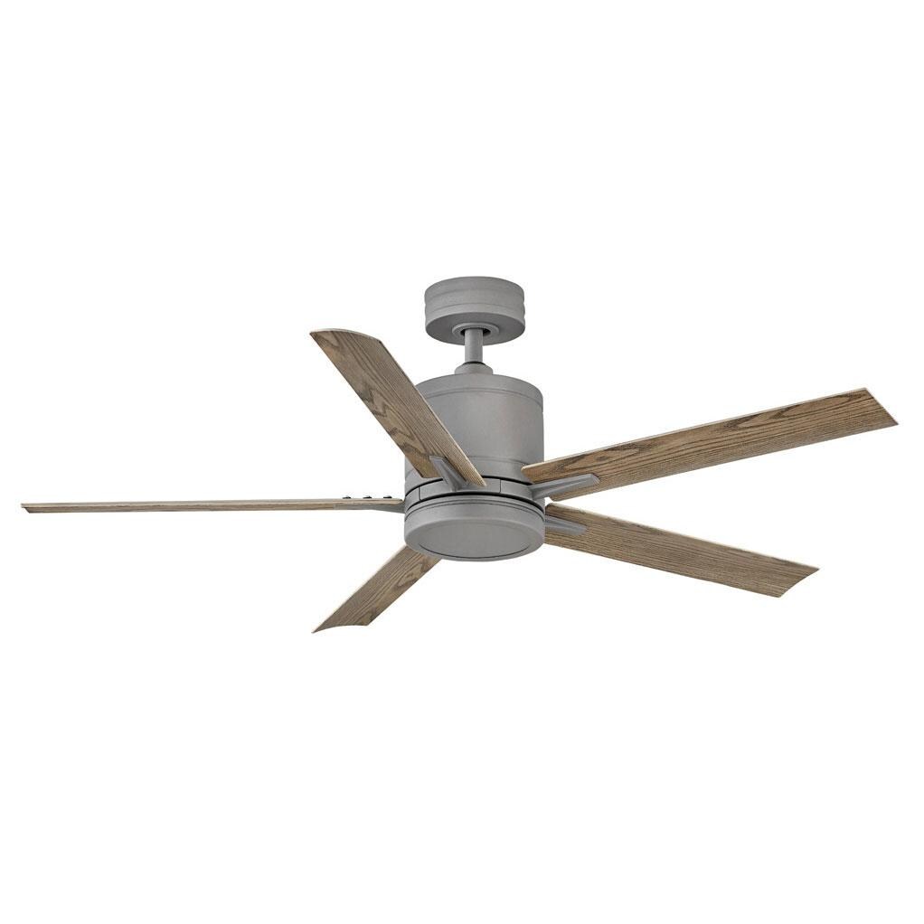 Hinkley Lighting 902152FGT-LWD Vail 52 Inch Ceiling Fan - Graphite - Shown Without Light Kit Installed thumbnail