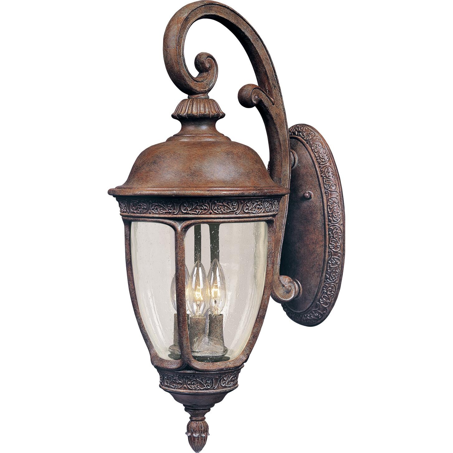 Maxim Knob Hill VX 40464CDSE 60W 19-Inch Three Light Outdoor Wall Light - Sienna thumbnail