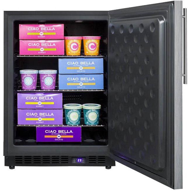 Summit 4.72 Cu Ft. Built-In / Freestanding Commercial Rated Freezer - SCFF53BXCSSHV - Full View thumbnail