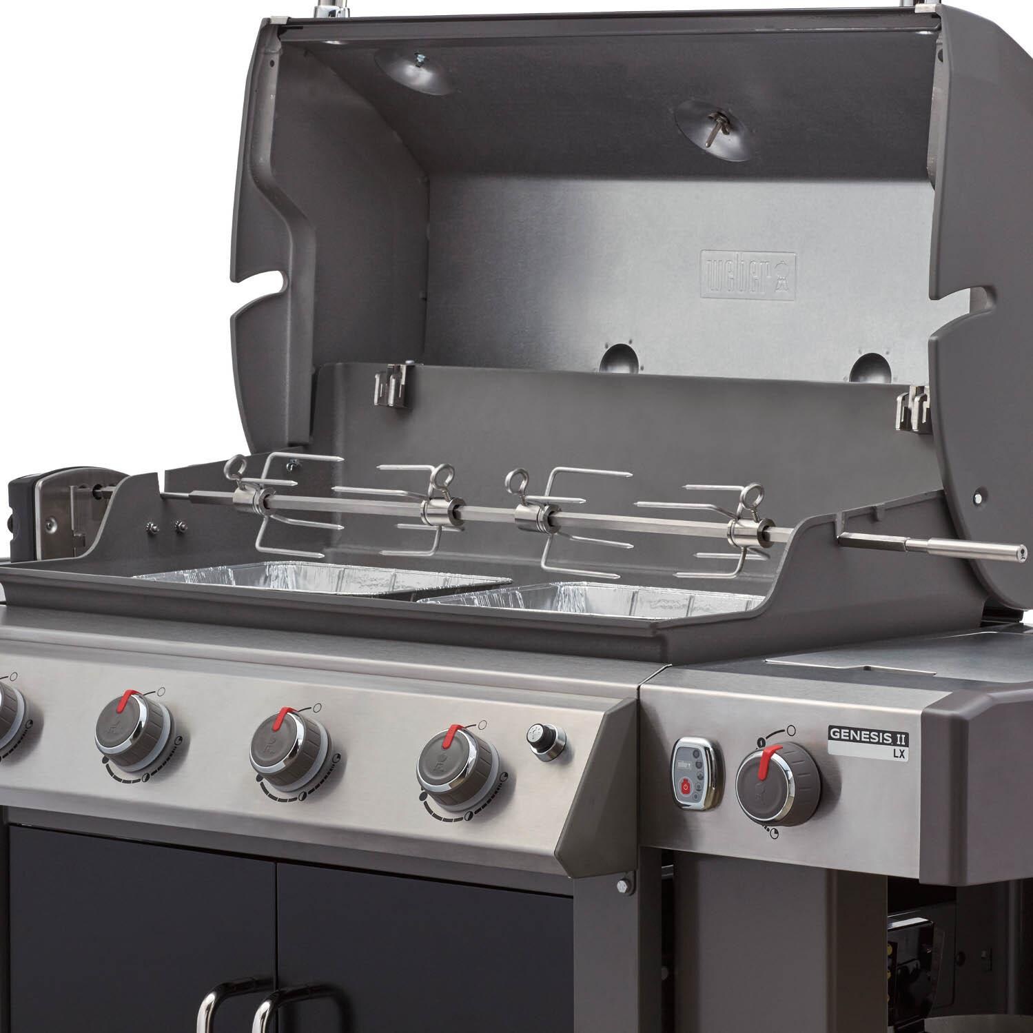 Weber 7652 Rotisserie Kit For Genesis II 4B & 6B Gas Grills - On Grill thumbnail