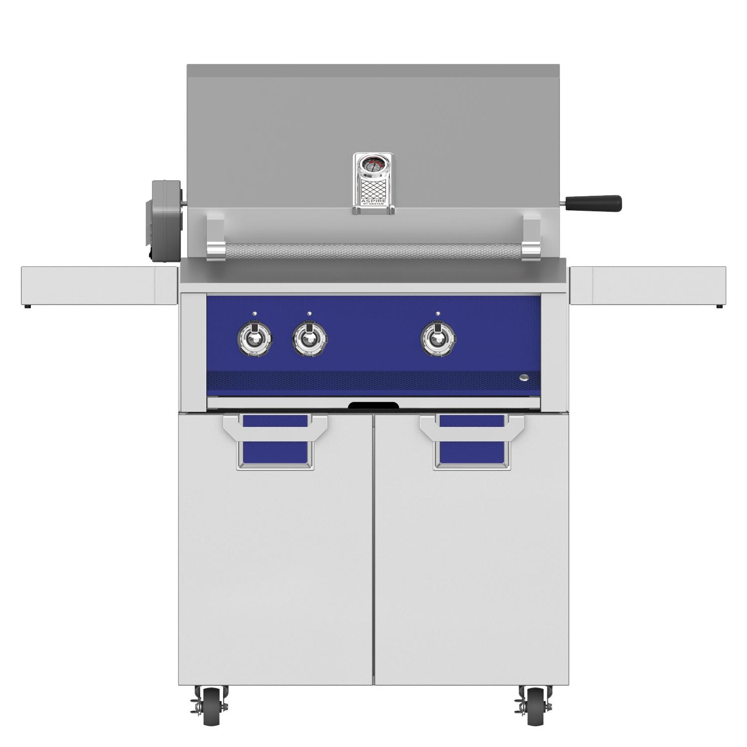 Aspire By Hestan 30-Inch Freestanding Propane Gas Grill With Rotisserie - Prince - EABR30-LP-BU thumbnail