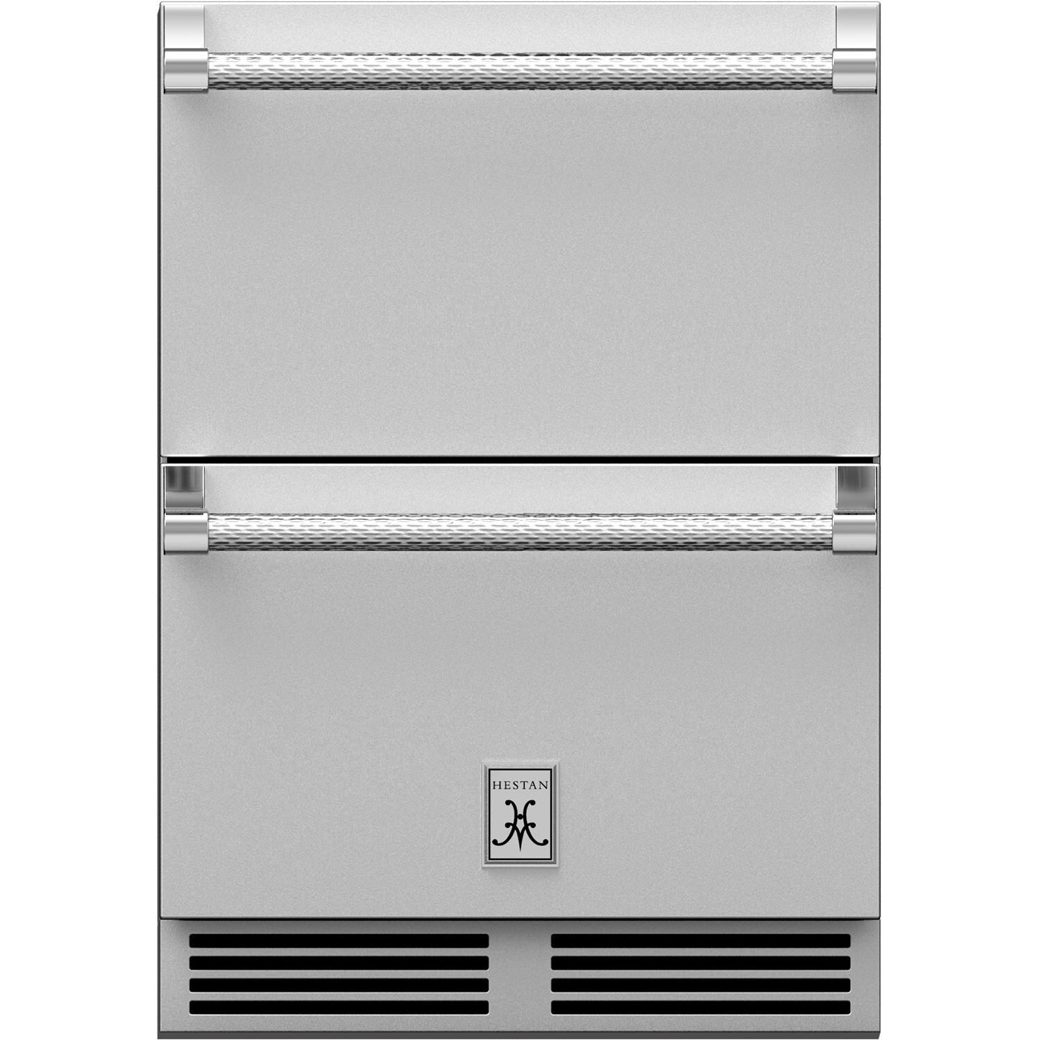 Hestan 24Inch 5.2 Cu. Ft. Outdoor Rated Refrigerator Drawers GRR24