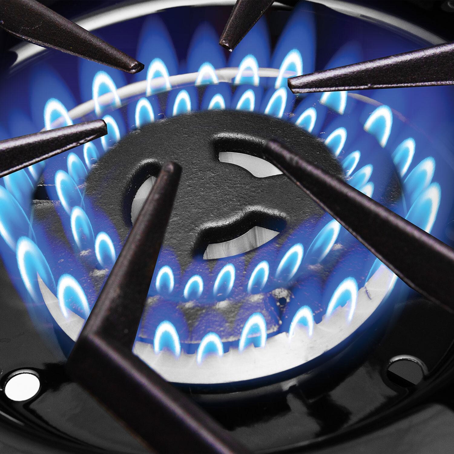 Broil King 802774 Imperial S100 Propane Range Single Range Burner - Burner On - Detail thumbnail