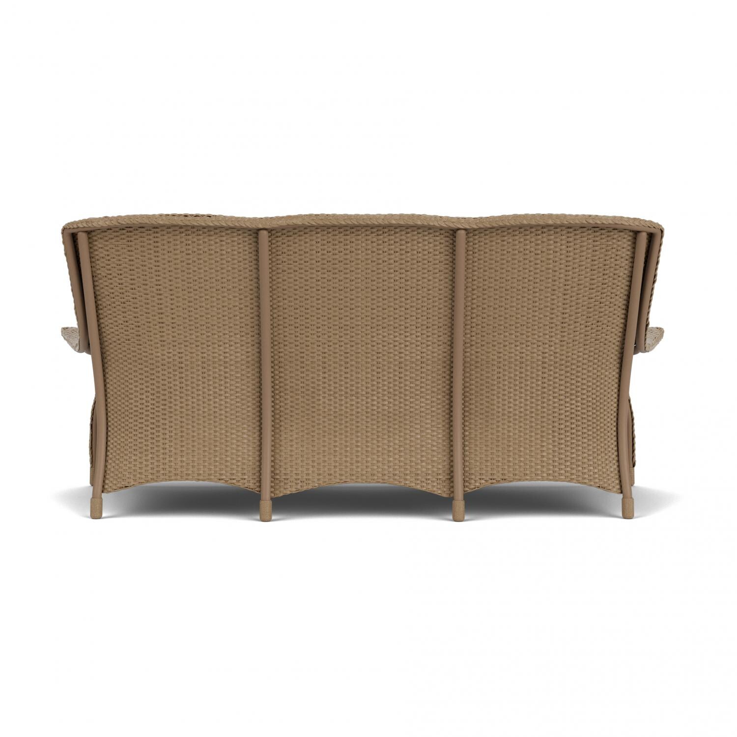 Lloyd Flanders Mandalay Sofa in Fawn Finish with Remy Cloud fabric - Back thumbnail
