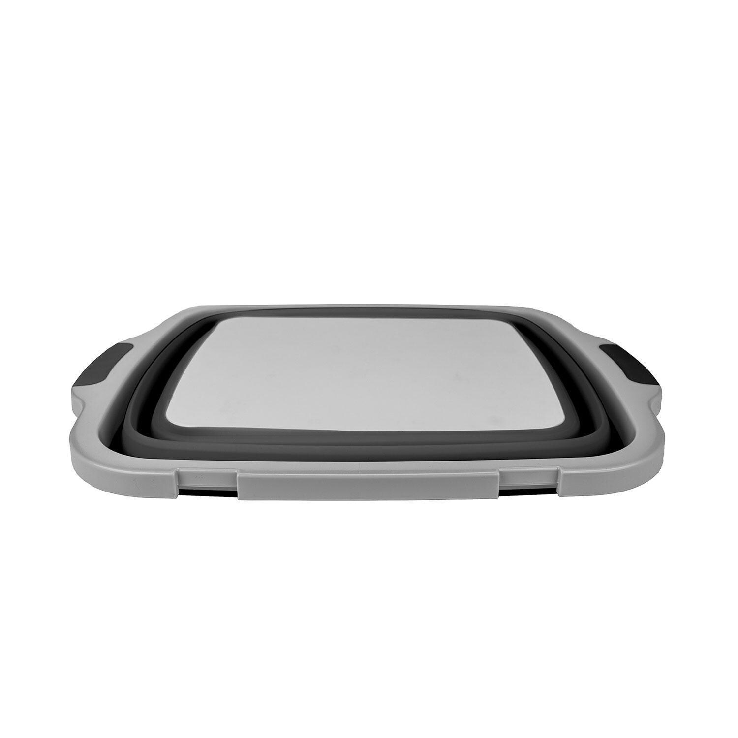 Drip EZ TUBV2-1-BL V2 BBQ Prep Tub - Pit Master Black - Lid - White Background thumbnail