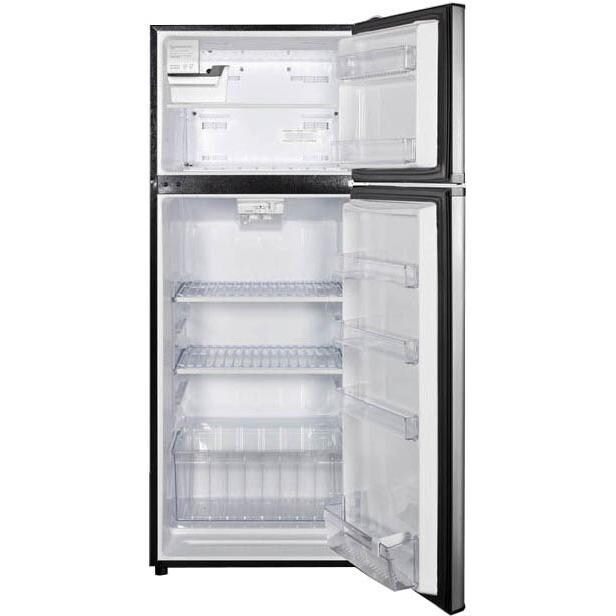 Summit 10.3 Cu. Ft. Refrigerator With Ice Maker - Stainless Steel - Open thumbnail