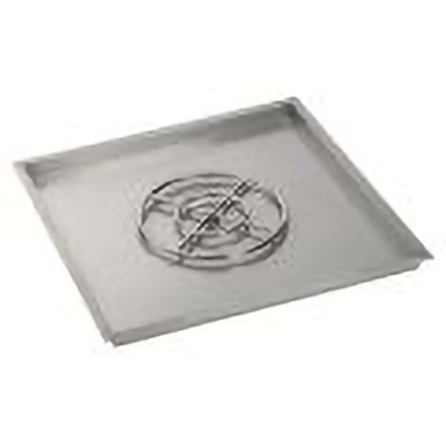 BBQGuys Signature 36 Inch Stainless Steel Square Drop-In Pan W/Spark Ignition Kit - 18 Inch Ring - Propane - Pan - White Background thumbnail
