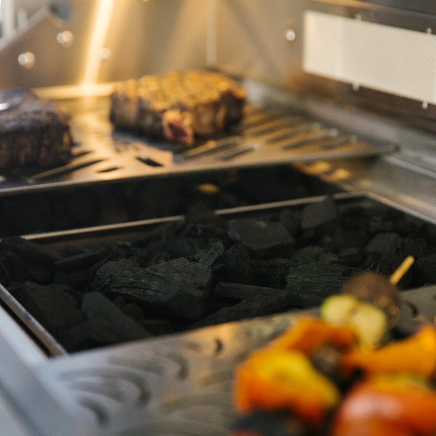 Coyote Charcoal Tray For 28 & 42-Inch Gas Grills - Filled with Charcoal thumbnail