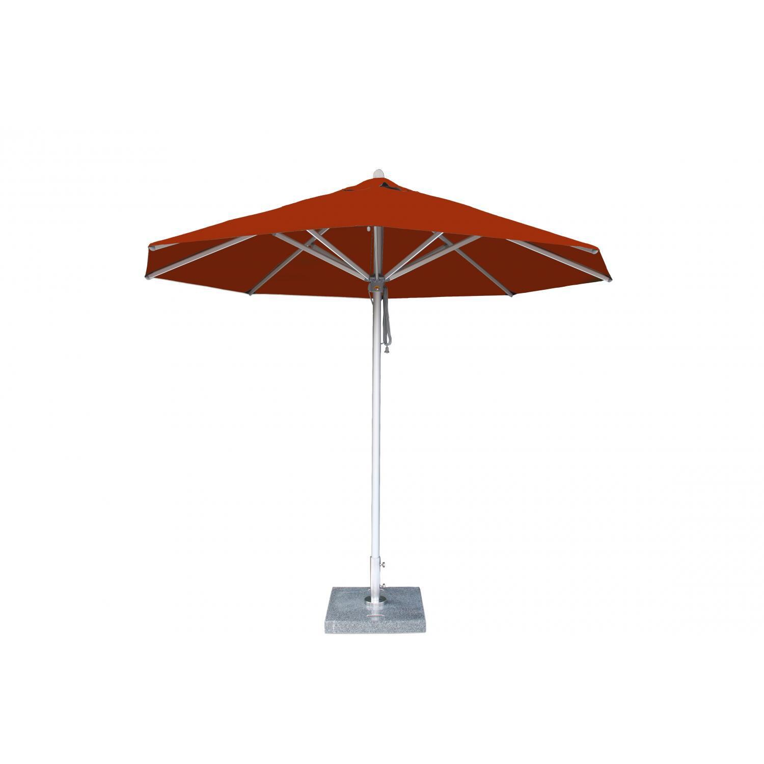 Bambrella 11.5 Ft. Round Side Pole Umbrella - Terracota thumbnail