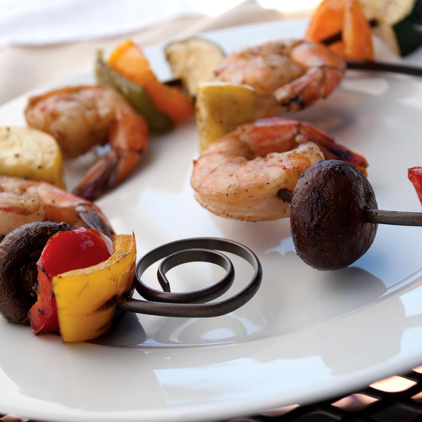 7Inch Circle Kabobs NonStick BBQ Skewers BBQGuys