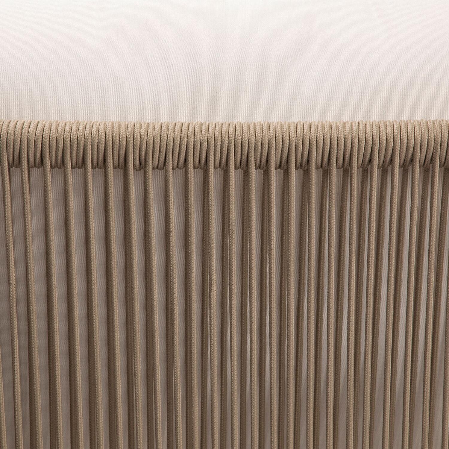 Elementi OS-2502W Malibu Outdoor Aluminum Swivel Club Chair w/ Sunbrella Cushions - Frame - Detail thumbnail