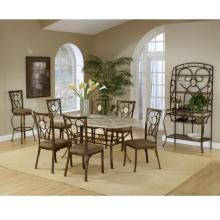 Hillsdale Brookside 7-piece Rectangle Dining Set With Oval Back Chairs - Brown - 4815dtbcov7 image
