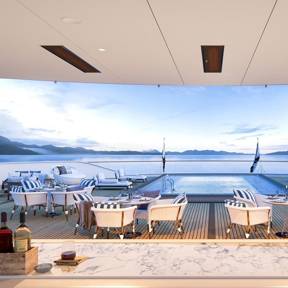 Bromic BH0320023 33 Inch 2300W Platinum Marine Electric 208V - Black - Cruise - Lifestyle thumbnail