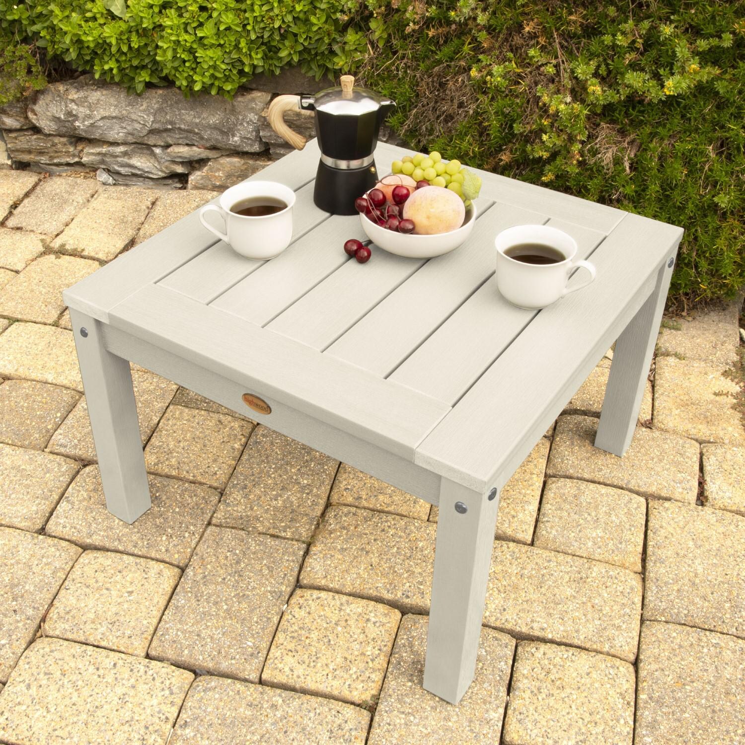 Lakeview Adirondack Side Table - Whitewash - Top Side thumbnail