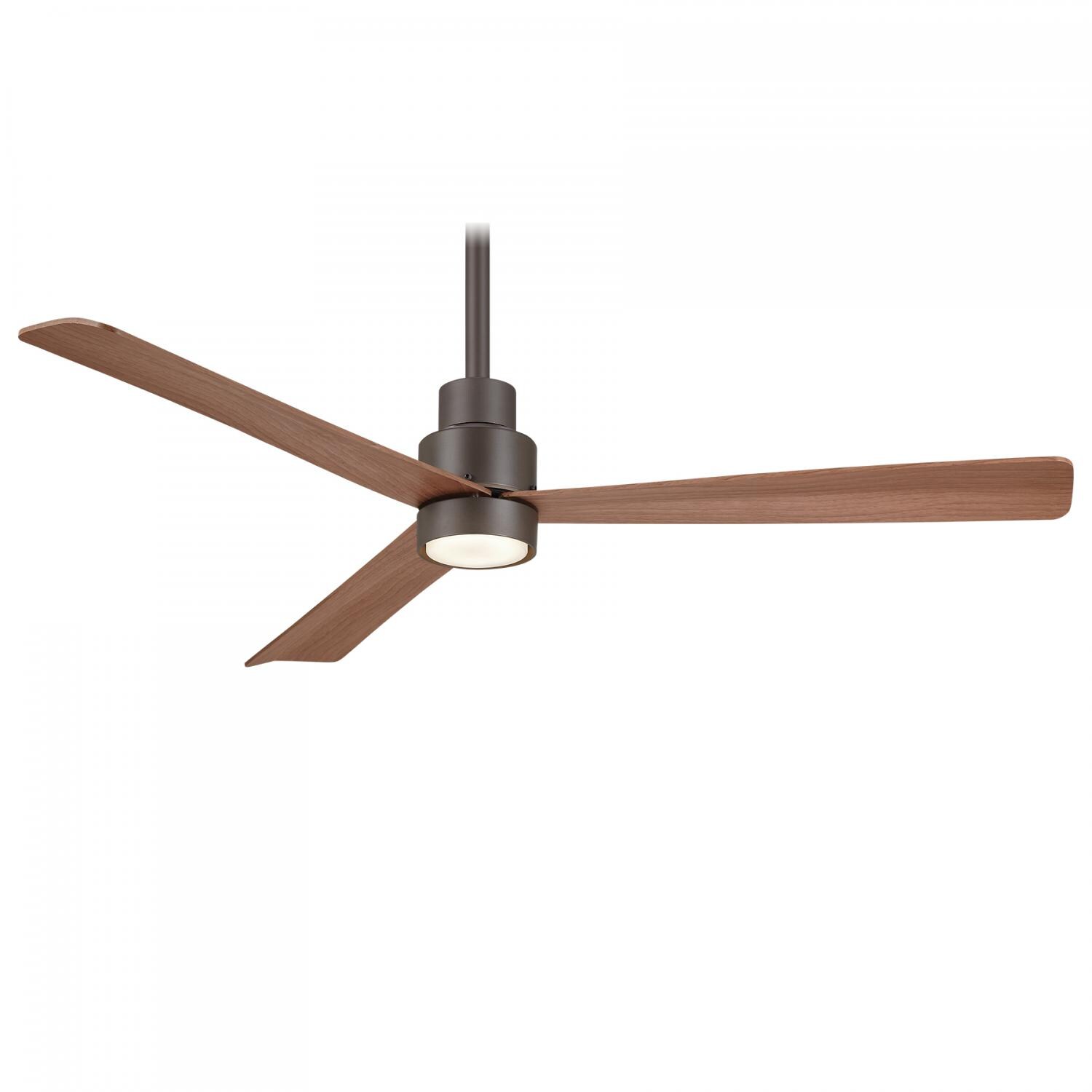 Minka-Aire F787-ORB Simple 52-Inch 3-Blade Ceiling Fan in Oil Rubbed Bronze Finish w/ - Medium Maple - Blades - Short Downrod thumbnail