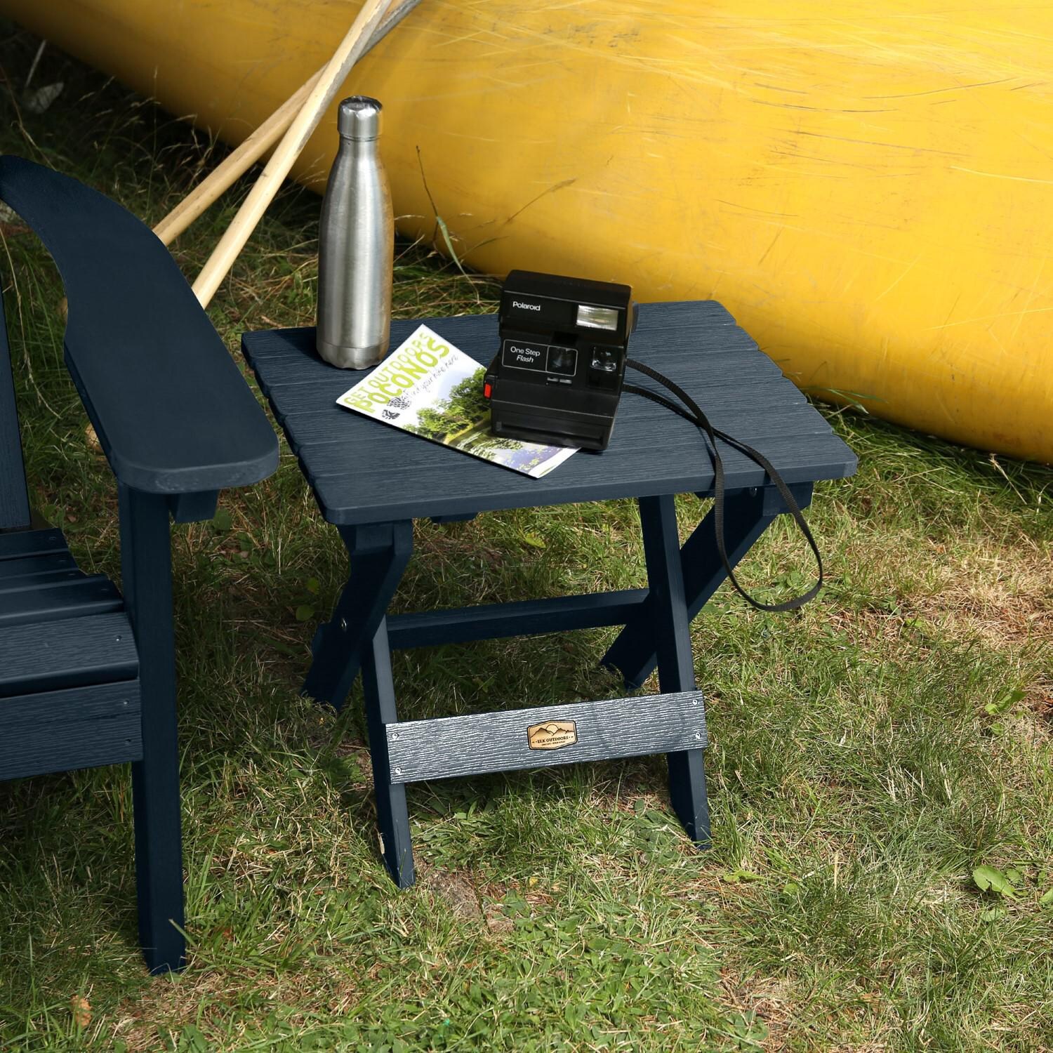 Lakeview The Charmville Folding Side Table - Federal Blue
