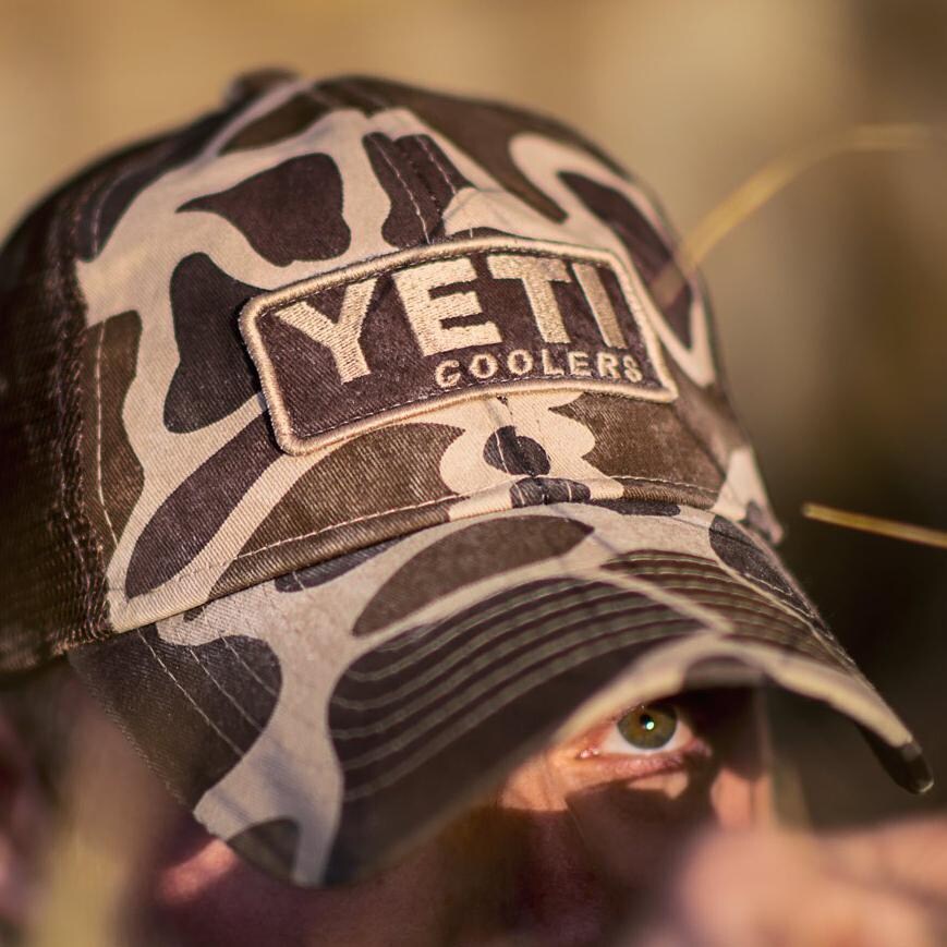 YETI Custom Camo Hat With Patch YHCPATCH