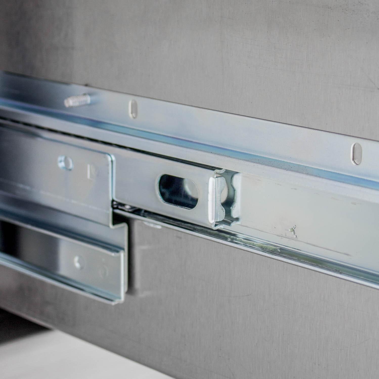 Capital Precision 36-Inch Freestanding Gas Grill - Drawer Slide Close-Up thumbnail