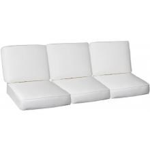 Sunbrella Canvas Natural 6 Piece Medium Outdoor Replacement Sofa Cushion Set W/ Piping By UltimatePatio.com image