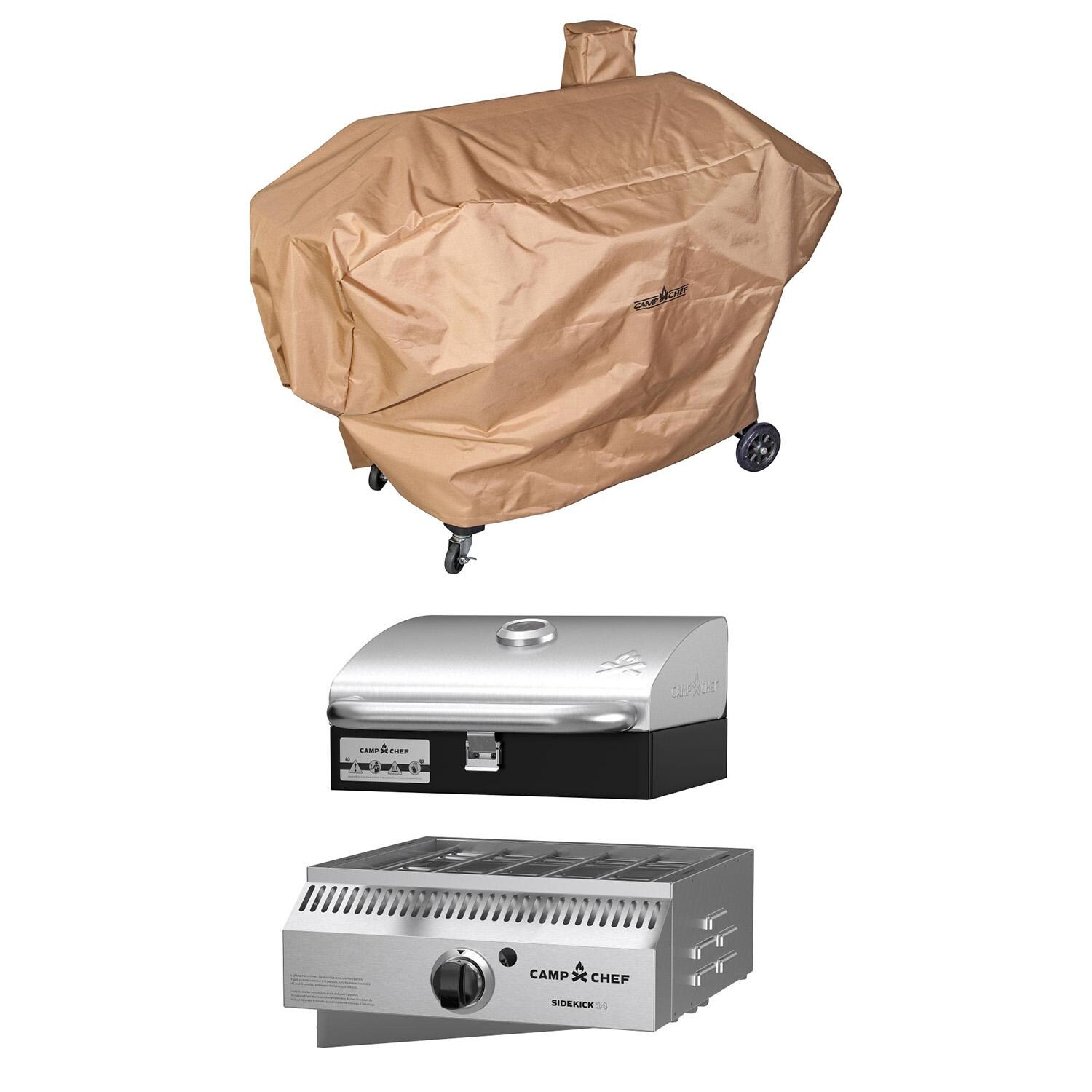 Camp Chef 36 Woodwind Sidekick Sear and Cover Bundle